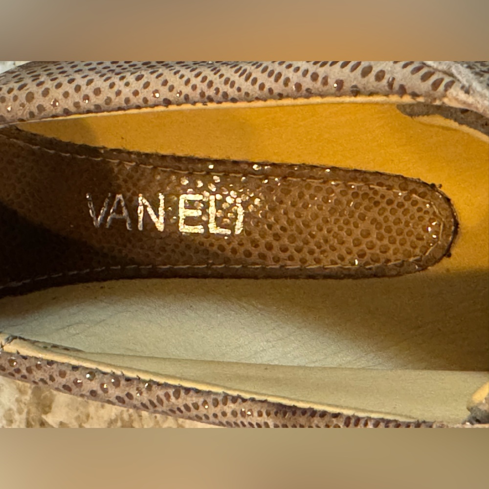 Vaneli Women's Taupe Perforated Sneakers - Picture 7 of 8